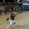 Lụt tại Rio Chico, Venezuela ngày 4/12. (Nguồn: AP)