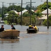 Khu vực ngập lụt ở Rockhampton, Australia ngày 4/1. (Nguồn: AFP/TTXVN)