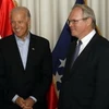 Phó Tổng thống Mỹ Joseph Biden (bên trái) có chuyến thăm Iraq hồi tháng Giêng năm ngoái. Ảnh minh họa. (Nguồn: Getty Images)