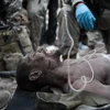 Người chết do động đất ở Haiti hồi tháng 1/2010. (Nguồn: AFP/TTXVN)