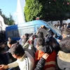 Xung đột dữ dội giữa lực lượng an ninh Tunisia và những người biểu tình hồi tháng trước. (Nguồn: AFP/TTXVN)