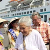 Đón khách du lịch tàu biển quốc tế tại cảng Sài Gòn. (Ảnh minh họa: Tràng Dương/TTXVN)