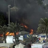 Khói đen bao trùm tại Quảng trường Pearl, Bahrain trong vụ bạo động ngày 16/3. (Nguồn: AFP/TTXVN)