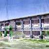 Mô hình công trình cộng đồng phòng tránh thiên tai tại xã Gio Linh. (Ảnh: Hồ Cầu/TTXVN)