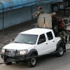 Lực lượng vũ trang tuần tra trên đường phố Abidjan. (Nguồn: THX/TTXVN)