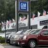 Xe ôtô của hãng GM được bán tại New York. (Nguồn: AFP/ TTXVN)
