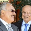 Tổng thống Yemen Saleh (bên trái) và Phó Tổng thống Hadi. (Nguồn: Reuters)