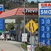 Một trạm bán xăng ở Mỹ. Ảnh minh họa. (Nguồn: AFP/TTXVN)