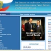 Trang web phụ của đại sứ quán Nga tại Anh. (Nguồn: rusemborguk.ru)