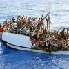 Thuyền chở người nhập cư bất hợp pháp từ Bắc Phi. (Nguồn: Internet)