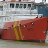 Tàu cứu nạn SAR 412 vẫn chưa tìm thấy tung tích tàu kéo ĐNa 00234. (Nguồn: Baodanang)