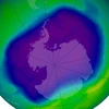 Lỗ hổng tầng ozone ở Bắc Cực. (Nguồn: Internet)