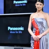 Những mẫu tivi LCD Viera mới nhất của Panasonic. (Nguồn: AFP/TTXVN)