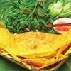 Món bánh xèo Nam Bộ. (Nguồn: thoangsaigon.com)