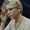 Cựu Thủ tướng Yulia Tymoshenko nghe tòa tuyên án tại Kiev ngày 11/10/2011. (Nguồn: AFP/TTXVN)
