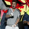 Justin Bieber biểu diễn ở Quảng trường Zocalo, thủ đô Mecico City ngày 11/6. (Nguồn: Getty) 