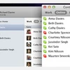 Skype 5.8 cho phép tách danh bạ khỏi cửa sổ Skype đang dùng. (Nguồn: ModMyI)