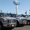 Xe tải hiệu Ford được bày bán tại California, Mỹ. (Nguồn: AFP/TTXVN)