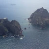 Vùng đảo tranh chấp giữa Hàn Quốc và Nhật Bản được biết đến với tên gọi Dokdo/Takeshima. (Nguồn: dailytelegraph.com.au)