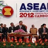 Hội nghị thượng đỉnh đầu tư thương mại ASEAN diễn ra tại Campuchia. (Nguồn: THX/TTXVN)