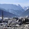 Toàn cảnh làng Davos. (Nguồn: AFP/TTXVN)