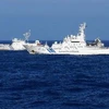 Tàu hải giám của Trung Quốc đi vào vùng biển xung quanh quần đảo Senkaku ngày 4/2. (Nguồn: AFP/TTXVN)