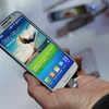 Điện thoại Samsung Galaxy S 4 tại buổi lễ ra mắt ở New York ngày 14/3. (Nguồn: AFP/TTXVN)