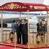 Chuyến chuyến thăm Ai Cập của Tổng thống Iran Ahmadinejad hồi tháng Hai vừa qua đã làm ấm lại quan hệ hai nước. (Nguồn: AP)