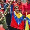 Ông Nicolas Maduro sau khi đăng ký tranh cử tổng thống tại Ủy ban bầu cử quốc gia ở Caracas ngày 11/3. (Nguồn: AFP/TTXVN)