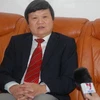 Tham tán thương mại Lương Mạnh Hùng trả lời phỏng vấn. (Ảnh: Tố Uyên/Vietnam+)