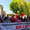 Người Bồ Đào Nha biểu tình phản đối các biện pháp kinh tế khắc khổ của chính phủ. (Nguồn: THX/TTXVN)