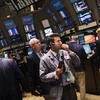 Cảnh giao dịch tại Thị trường chứng khoán New York, Mỹ. (Nguồn: AFP/TTXVN)