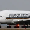 Máy bay A380 của hãng Singapore Airlines. (Nguồn: thewanderingpalate.com)