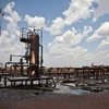 Đường ống dẫn dầu tại Heglig, Sudan. (Nguồn: AFP/TTXVN)