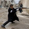 Việc gia tăng viện trợ vũ khí cho quân chống đối có thể làm cuộc chiến Syria càng thêm phức tạp. (Ảnh: theaustralian.com.au)