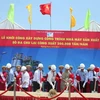 Lễ khởi công xây dựng nhà máy sản xuất Sô đa tại Khu công nghiệp Tam Hiệp, Khu kinh tế mở Chu Lai, tỉnh Quảng Nam. (Ảnh: Trần Tĩnh)