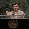 Tổng thống Iran Mahmud Ahmadinejad tại Hội nghị kiểm điểm thực hiện Hiệp ước Không phổ biến hạt nhân (NPT). (Nguồn: Getty Images)