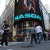 Tòa nhà chứng khoán NASDAQ tại Quảng trường Thời đại ở New York. (Nguồn: AFP/TTXVN)