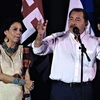 Tổng thống Nicaragua Daniel Ortega và Đệ nhất phu nhân Rosario Murillo. (Nguồn: Getty Images)