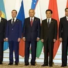 Lãnh đạo các nước tham dự hội nghị thượng đỉnh thường niên Tổ chức Hợp tác Thượng Hải ngày 11/6. (Nguồn: Reuters)