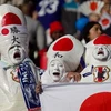 Các cổ động viên Nhật Bản tại World Cup 2010. (Nguồn: AFP/TTXVN)