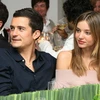 Orlando Bloom và Miranda Kerr. (Nguồn: Internet)