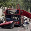 Một chiếc xe bus bị đánh bom ngày 7/7/2005 ở London. (Nguồn: dailyexpress.co.uk)