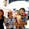 Trung Quốc nâng mức báo động về nắng nóng lên cấp da cam. (Nguồn: peopledaily.com.cn)