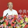 Chủ tịch danh dự của KMT, ông Wu Poh-hsiung phát biểu tại lễ khai mạc CSETCF-6. (Nguồn: xinhuanet.com) 