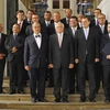 Tổng thống Vaclav Klaus, Thủ tướng Petr Necas cùng các thành viên nội các Séc. (Nguồn: Getty Images)