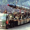 Tên lửa Ấn Độ trong một cuộc biểu dương. (Nguồn: Internet)