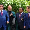 ổng thống bốn nước Nga, Afghanistan, Pakistan và Tajikistan Tại cuộc họp thượng đỉnh ở Sochi. (Nguồn: Getty Images)