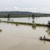 Thành phố Sinuiju và các vùng nông thôn gần biên giới đã ngập trong biển nước. (Nguồn: Reuters)