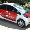 Chiếc i-MiEV của Mitsubishi. (Nguồn: AP)